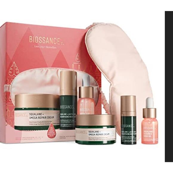 Biossance Other - Biossance Love, Joy Bestsellers Set 4 piece Full Size Omega Repair Cream NIB